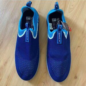 Speedo Men's Surf Strider Water Shoes - Black/Blue Size L
